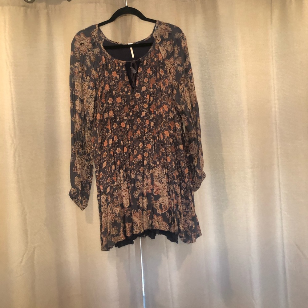 Free People floral minidress/ tunic